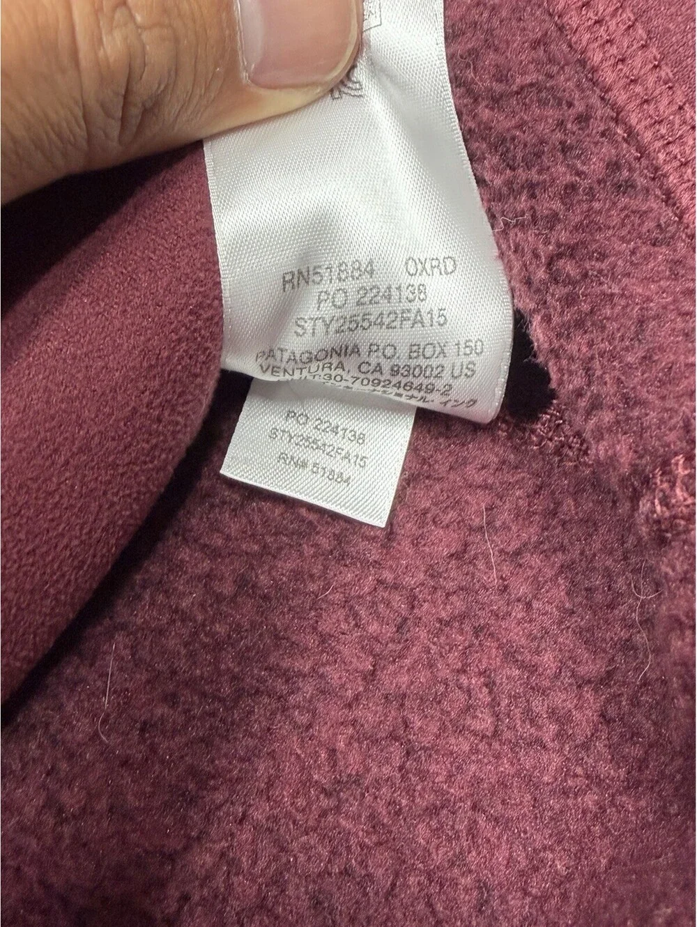 Patagonia Better Sweater Jacket Womens Med Maroon Fleece Full Zip Pocket Outdoor